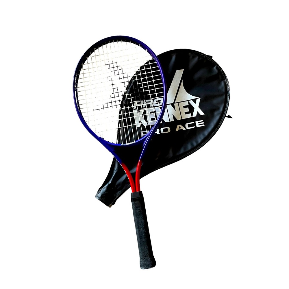 Pro Kennex Champ Ace Power Contour Red & Purple Tennis Racquet + Cover